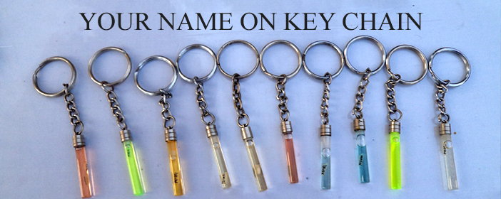 Name on key chain